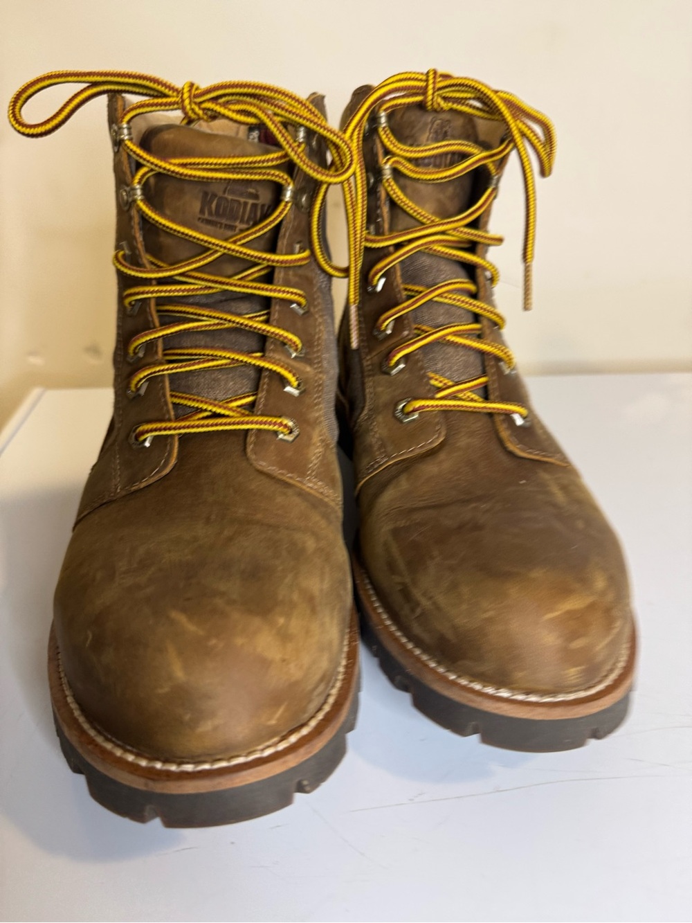 Kodiak Thane Men’s 12 Driftwood Waterproof Leather Canvas Boots KD419032DWD
